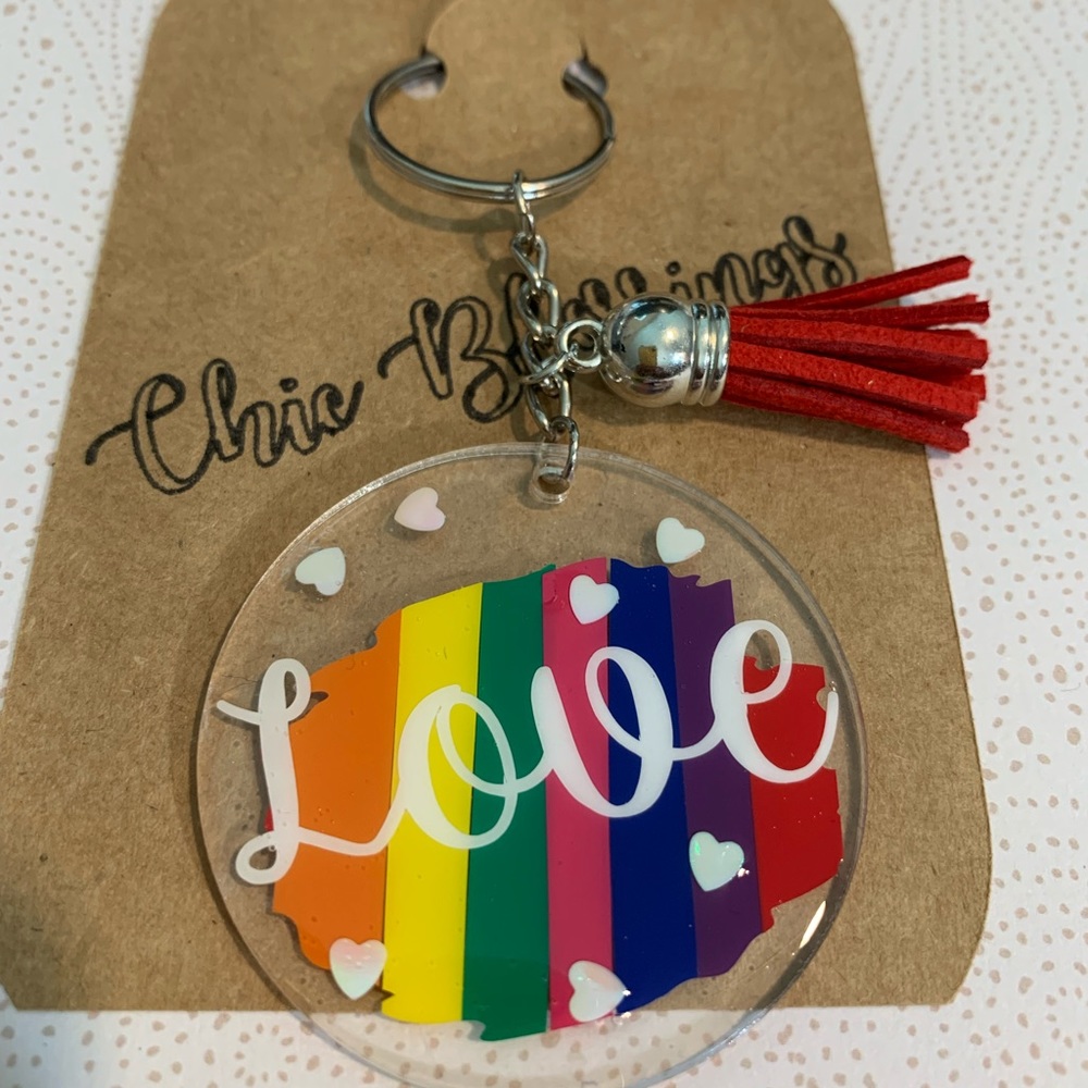 Key ring with tassel